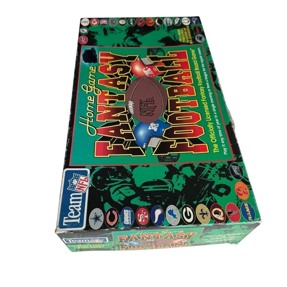 NFL Fantasy Football Board Game TDC Games Vintage 1994 Home Game